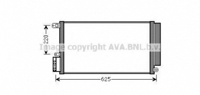 AVA QUALITY COOLING ala5115d -  Конденсатор, кондиционер